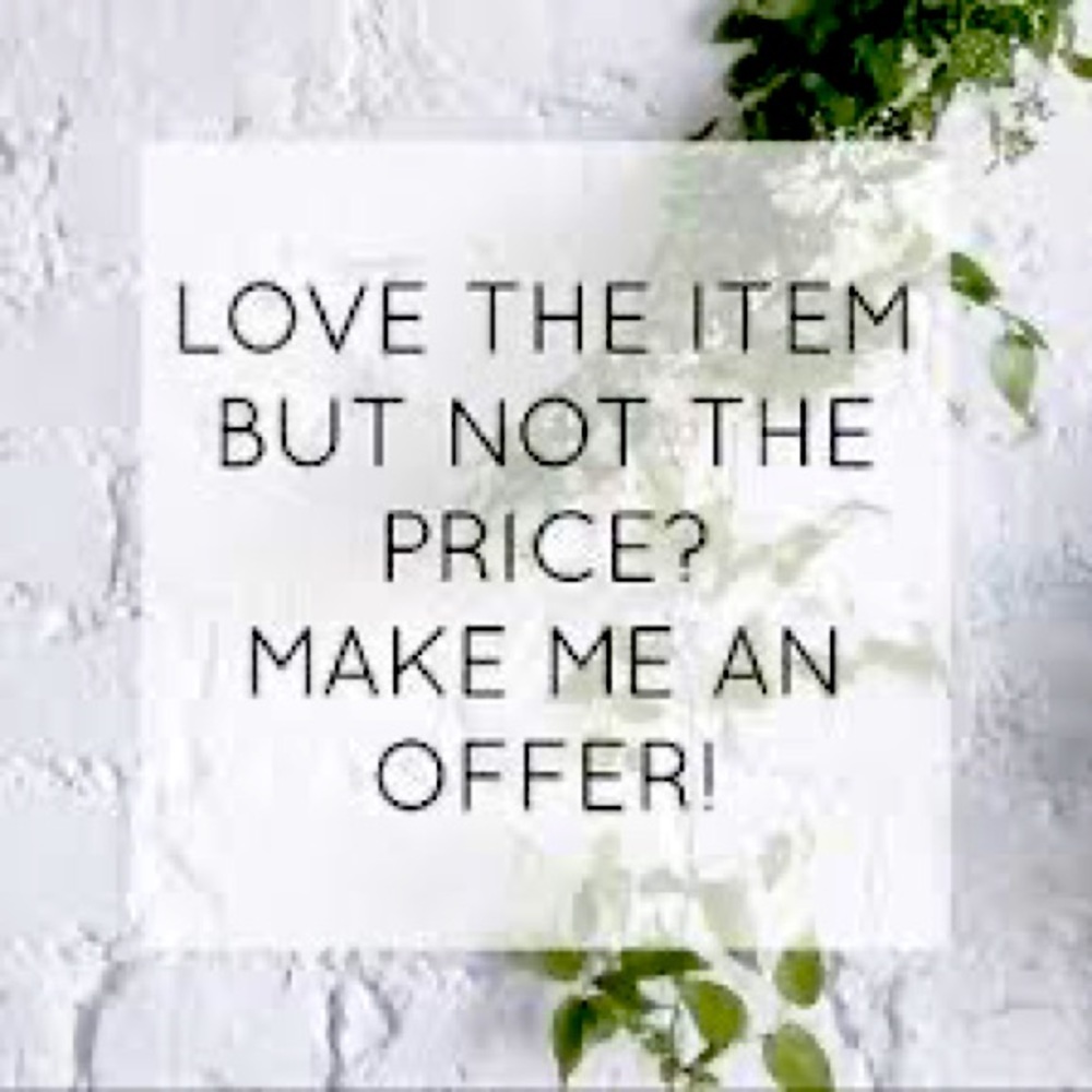 Willing to negotiate! Make me an offer 💝